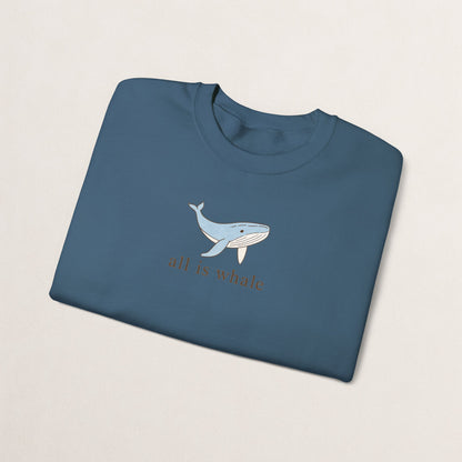 Whale-Themed Unisex Crewneck Sweatshirt, Cozy Pullover for Sea Lovers, Whale Gift for Ocean Enthusiasts, Casual Everyday Wear, Cute [...]