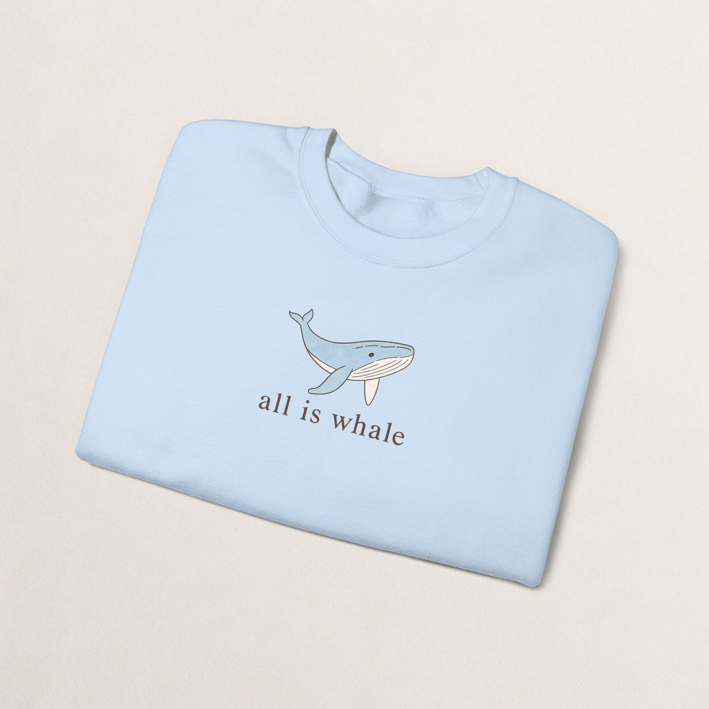 Whale-Themed Unisex Crewneck Sweatshirt, Cozy Pullover for Sea Lovers, Whale Gift for Ocean Enthusiasts, Casual Everyday Wear, Cute [...]