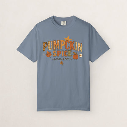 Pumpkin Spice Season T-Shirt, Fall T-Shirt, Autumn Apparel, Cozy Shirt, Harvest Tee, Cute Gift for Pumpkin Lovers