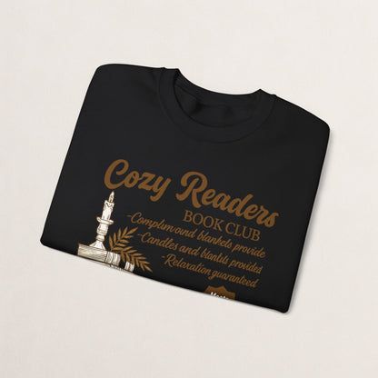 Cozy Readers Book Club Sweatshirt, Perfect Gift for Book Lovers, Reading Group Apparel, Cozy and Comfy Style, Great for Fall Gatherings