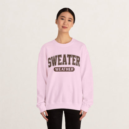 Cozy Sweatshirt for Autumn Vibes, Perfect for Casual Outings, Gift for Friends, Fun Fall Layering, Sweater Weather Apparel