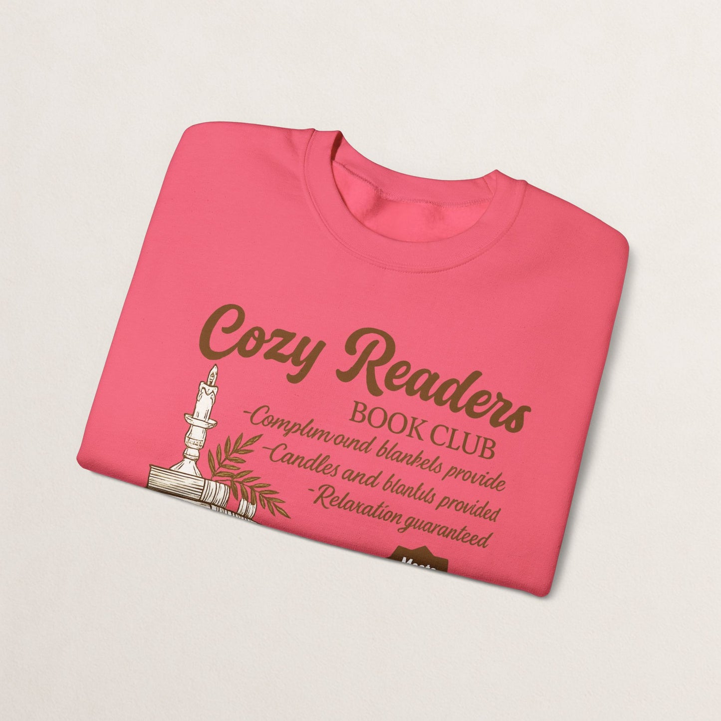 Cozy Readers Book Club Sweatshirt, Perfect Gift for Book Lovers, Reading Group Apparel, Cozy and Comfy Style, Great for Fall Gatherings