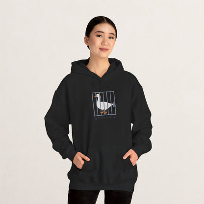 Silly Goose Hooded Sweatshirt, Funny Sweatshirt, Animal Lover Gift, Unisex Hoodie, Quirky Gift for Friends, Comfy Casual Wear