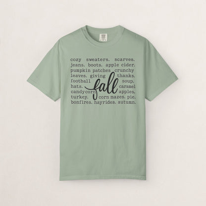 Autumn Vibes Unisex T-Shirt | Cozy Fall Design for Thanksgiving Gatherings, Pumpkin Spice Lovers, Seasonal Wardrobe