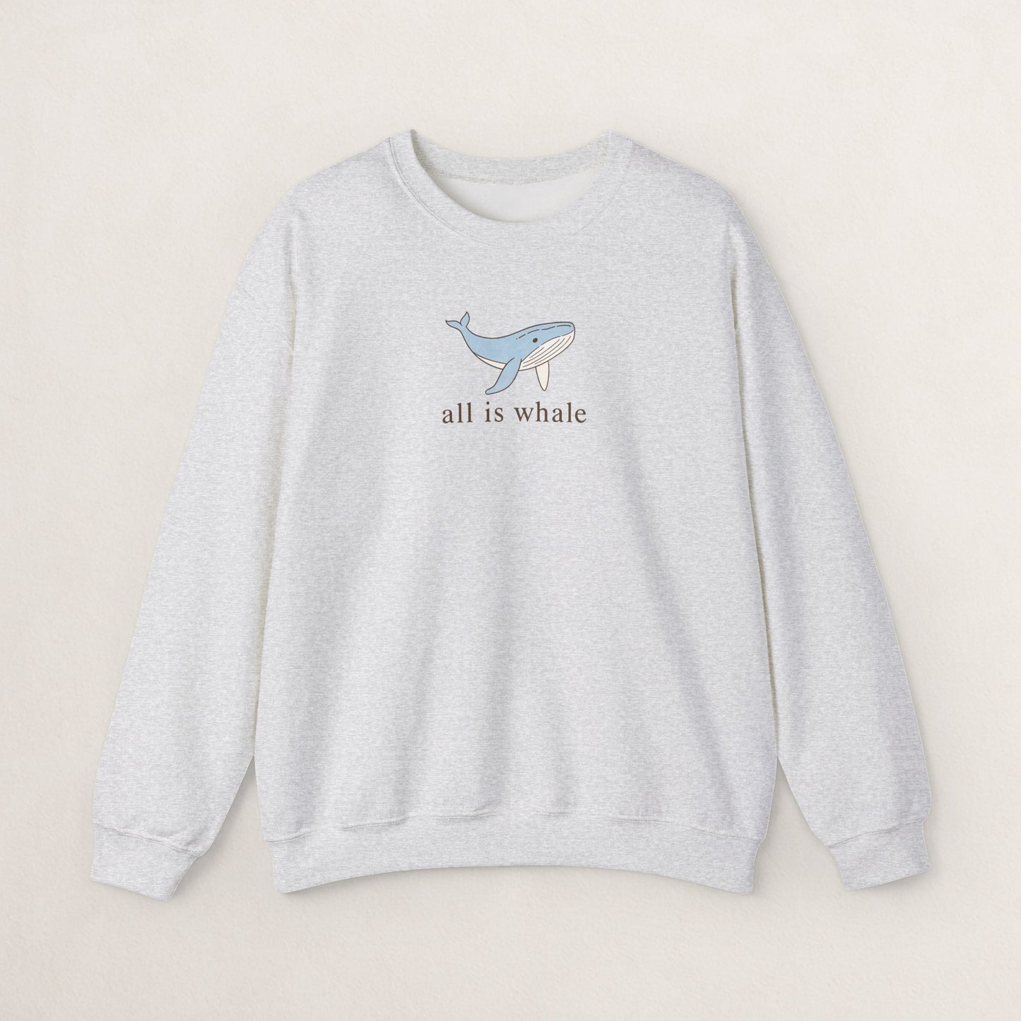 Whale-Themed Unisex Crewneck Sweatshirt, Cozy Pullover for Sea Lovers, Whale Gift for Ocean Enthusiasts, Casual Everyday Wear, Cute [...]