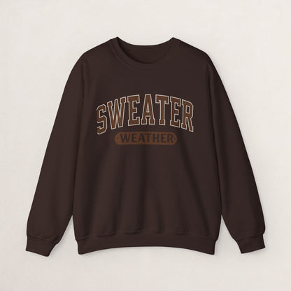 Cozy Sweatshirt for Autumn Vibes, Perfect for Casual Outings, Gift for Friends, Fun Fall Layering, Sweater Weather Apparel