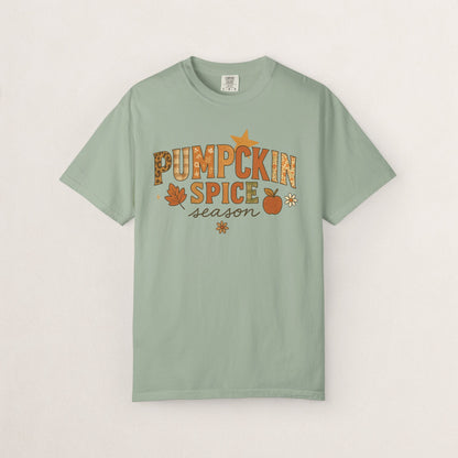Pumpkin Spice Season T-Shirt, Fall T-Shirt, Autumn Apparel, Cozy Shirt, Harvest Tee, Cute Gift for Pumpkin Lovers