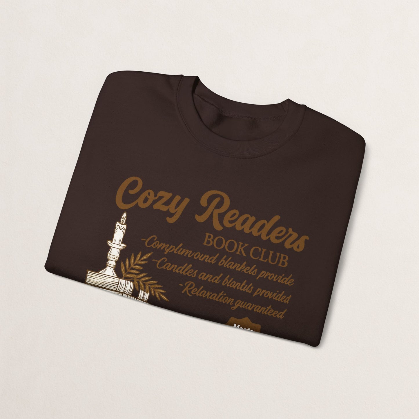 Cozy Readers Book Club Sweatshirt, Perfect Gift for Book Lovers, Reading Group Apparel, Cozy and Comfy Style, Great for Fall Gatherings