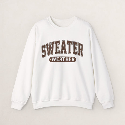 Cozy Sweatshirt for Autumn Vibes, Perfect for Casual Outings, Gift for Friends, Fun Fall Layering, Sweater Weather Apparel