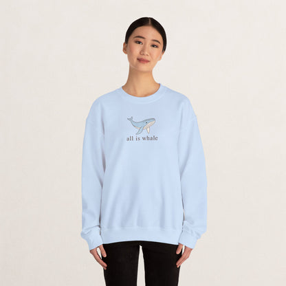 Whale-Themed Unisex Crewneck Sweatshirt, Cozy Pullover for Sea Lovers, Whale Gift for Ocean Enthusiasts, Casual Everyday Wear, Cute [...]