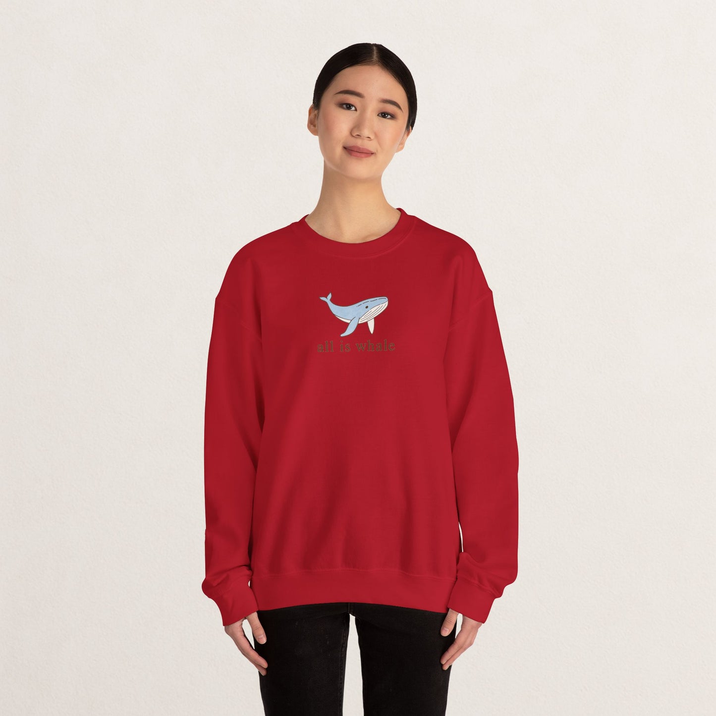 Whale-Themed Unisex Crewneck Sweatshirt, Cozy Pullover for Sea Lovers, Whale Gift for Ocean Enthusiasts, Casual Everyday Wear, Cute [...]