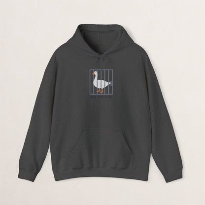 Silly Goose Hooded Sweatshirt, Funny Sweatshirt, Animal Lover Gift, Unisex Hoodie, Quirky Gift for Friends, Comfy Casual Wear