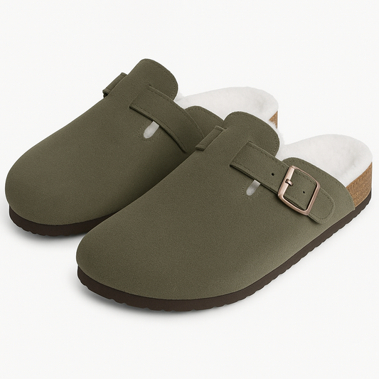 FurEase™ Slip-Ons – Cozy Faux Suede Indoor Slippers