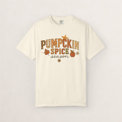 Pumpkin Spice Season T-Shirt, Fall T-Shirt, Autumn Apparel, Cozy Shirt, Harvest Tee, Cute Gift for Pumpkin Lovers