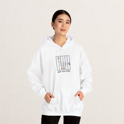 Silly Goose Hooded Sweatshirt, Funny Sweatshirt, Animal Lover Gift, Unisex Hoodie, Quirky Gift for Friends, Comfy Casual Wear