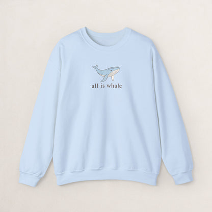 Whale-Themed Unisex Crewneck Sweatshirt, Cozy Pullover for Sea Lovers, Whale Gift for Ocean Enthusiasts, Casual Everyday Wear, Cute [...]