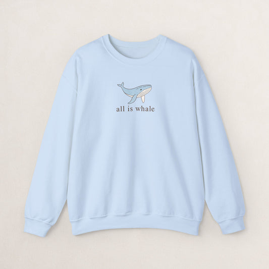 Whale-Themed Unisex Crewneck Sweatshirt, Cozy Pullover for Sea Lovers, Whale Gift for Ocean Enthusiasts, Casual Everyday Wear, Cute [...]