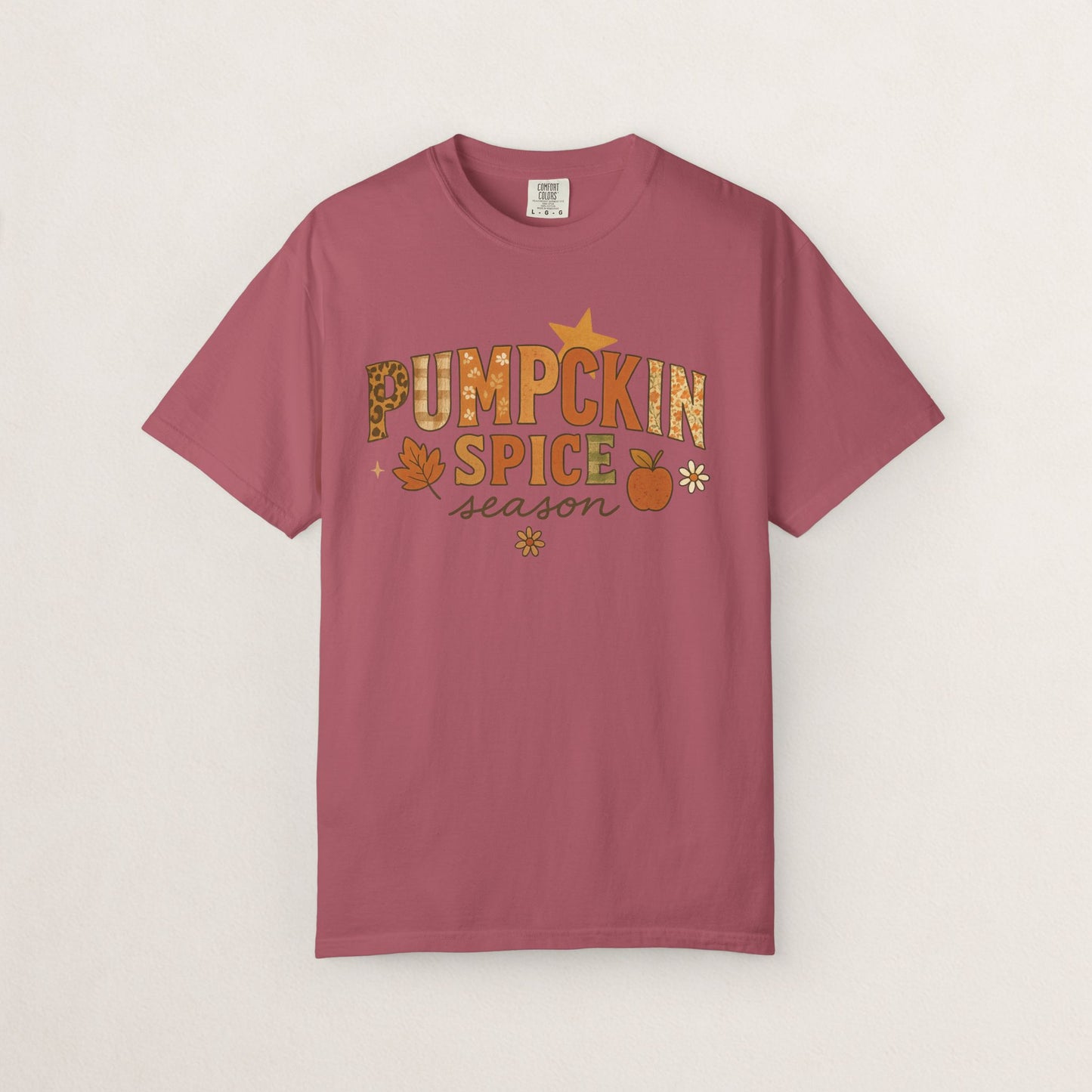 Pumpkin Spice Season T-Shirt, Fall T-Shirt, Autumn Apparel, Cozy Shirt, Harvest Tee, Cute Gift for Pumpkin Lovers