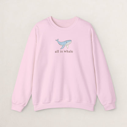 Whale-Themed Unisex Crewneck Sweatshirt, Cozy Pullover for Sea Lovers, Whale Gift for Ocean Enthusiasts, Casual Everyday Wear, Cute [...]