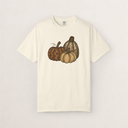 Autumn Pumpkin Unisex T-Shirt, Fall Fashion, Harvest Tee, Halloween Gift, Cozy Casual Wear, Seasonal Style