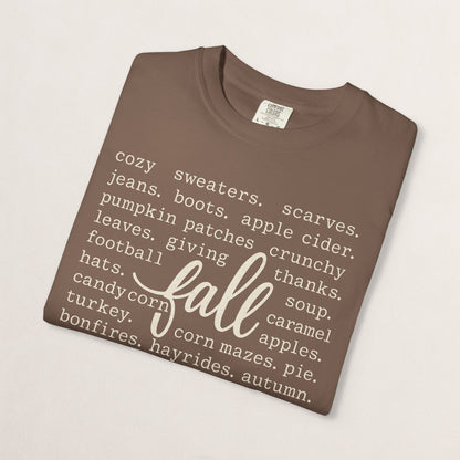 Autumn Vibes Unisex T-Shirt | Cozy Fall Design for Thanksgiving Gatherings, Pumpkin Spice Lovers, Seasonal Wardrobe