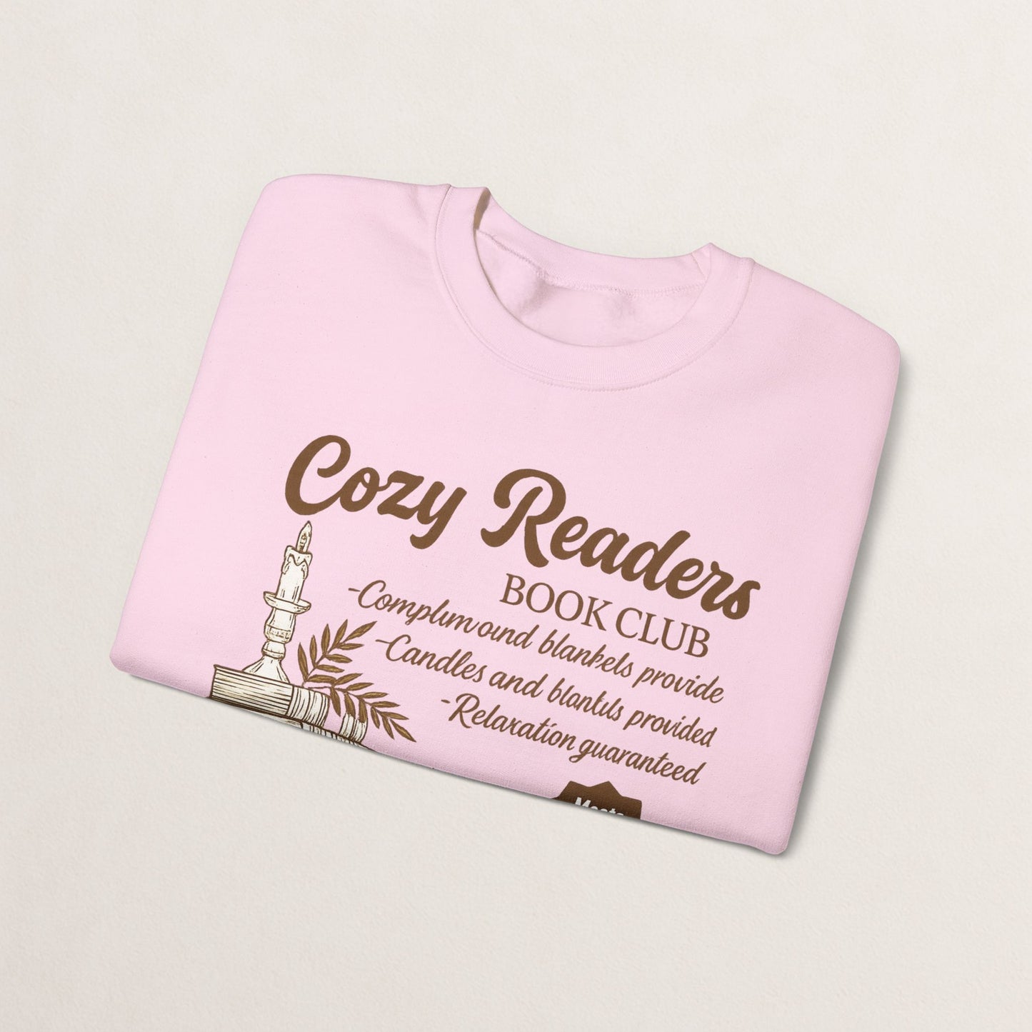 Cozy Readers Book Club Sweatshirt, Perfect Gift for Book Lovers, Reading Group Apparel, Cozy and Comfy Style, Great for Fall Gatherings
