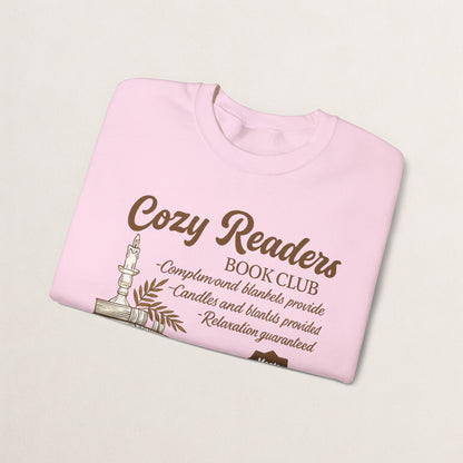 Cozy Readers Book Club Sweatshirt, Perfect Gift for Book Lovers, Reading Group Apparel, Cozy and Comfy Style, Great for Fall Gatherings