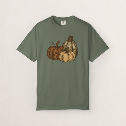 Autumn Pumpkin Unisex T-Shirt, Fall Fashion, Harvest Tee, Halloween Gift, Cozy Casual Wear, Seasonal Style