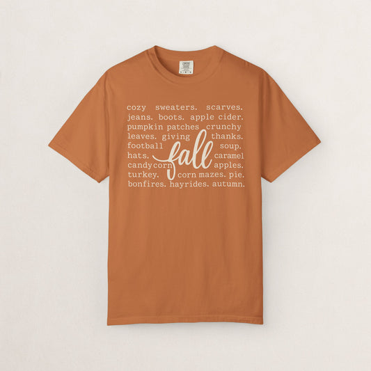 Autumn Vibes Unisex T-Shirt | Cozy Fall Design for Thanksgiving Gatherings, Pumpkin Spice Lovers, Seasonal Wardrobe