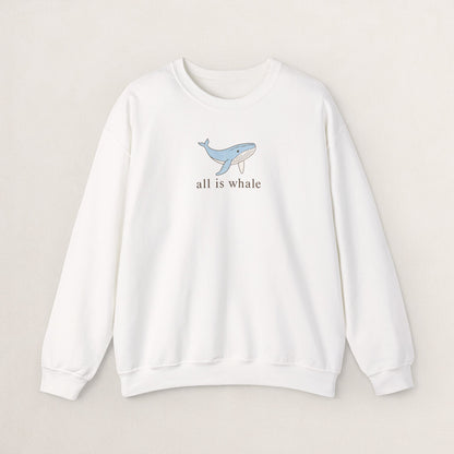 Whale-Themed Unisex Crewneck Sweatshirt, Cozy Pullover for Sea Lovers, Whale Gift for Ocean Enthusiasts, Casual Everyday Wear, Cute [...]
