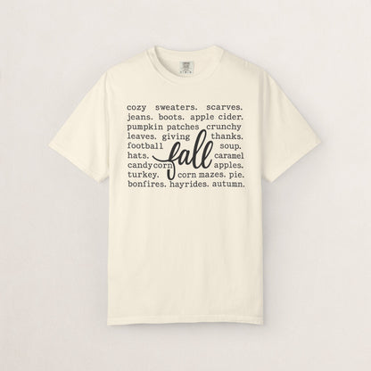 Autumn Vibes Unisex T-Shirt | Cozy Fall Design for Thanksgiving Gatherings, Pumpkin Spice Lovers, Seasonal Wardrobe