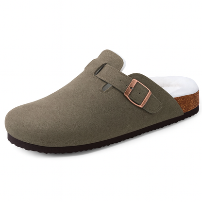 FurEase™ Slip-Ons – Cozy Faux Suede Indoor Slippers