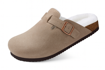 FurEase™ Slip-Ons – Cozy Faux Suede Indoor Slippers