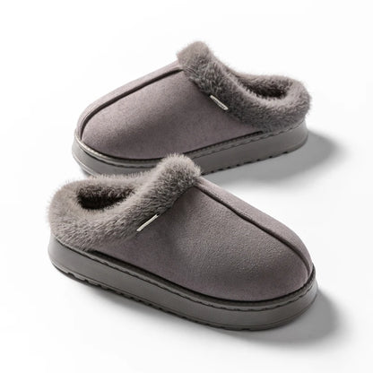 BirchFur™ Mules – Cozy Faux Suede Indoor Slippers