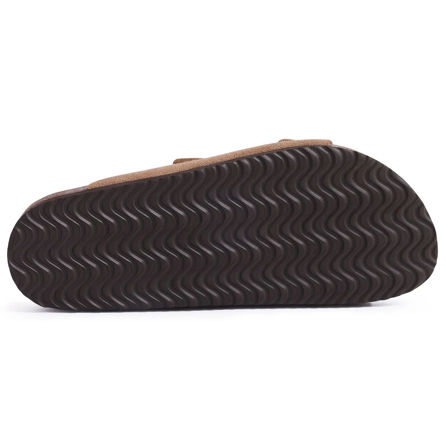 UrbanEase™ Dual-Strap Suede Cork Sandals